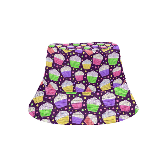Cupcake Pattern Print Design CP07 Unisex Bucket Hat