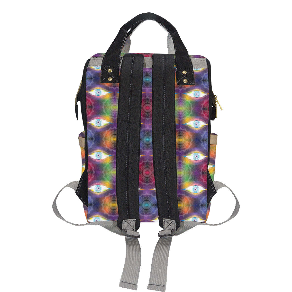 Chakra Eye Print Pattern Diaper Bag Backpack