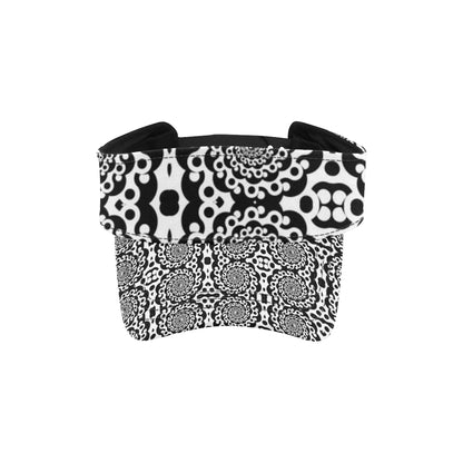 Yin Yang Spiral Design Print Unisex Sun Visor