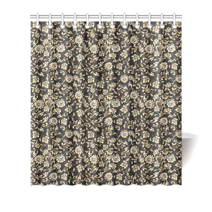 Brocade Pattern Print Design 03 Shower Curtain