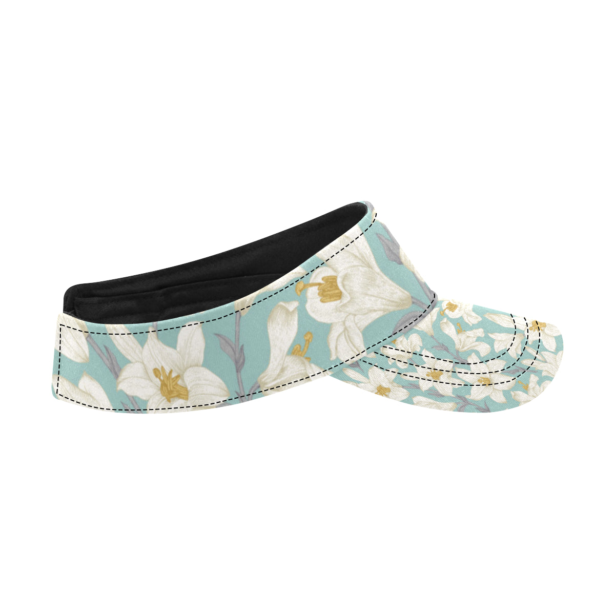 Lily Pattern Print Design 02 Unisex Sun Visor
