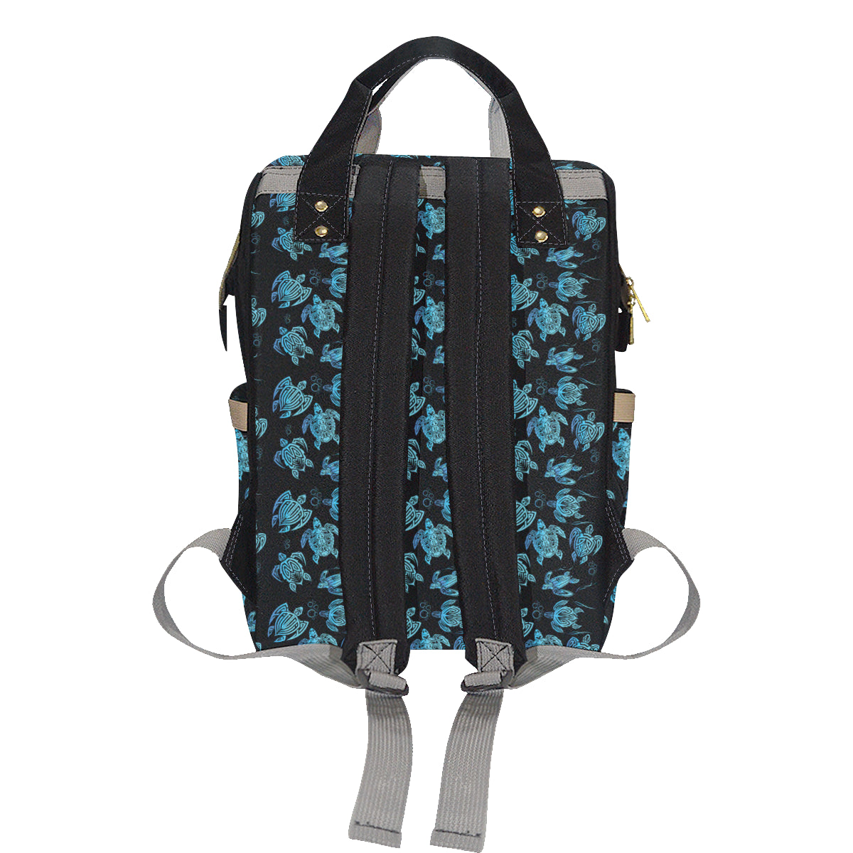 Tribal Turtle Polynesian Themed Design Diaper Bag Backpack