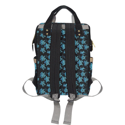 Tribal Turtle Polynesian Themed Design Diaper Bag Backpack