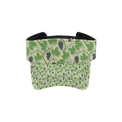 Wine Grape Thmed Print Unisex Sun Visor