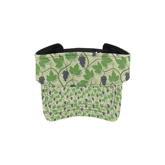 Wine Grape Thmed Print Unisex Sun Visor