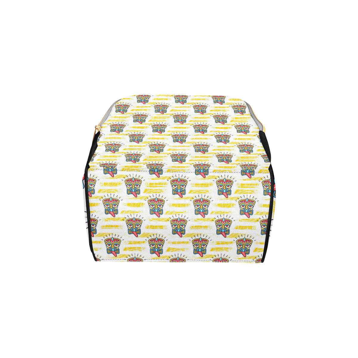 Tiki Smile Mask Print Pattern Diaper Bag Backpack