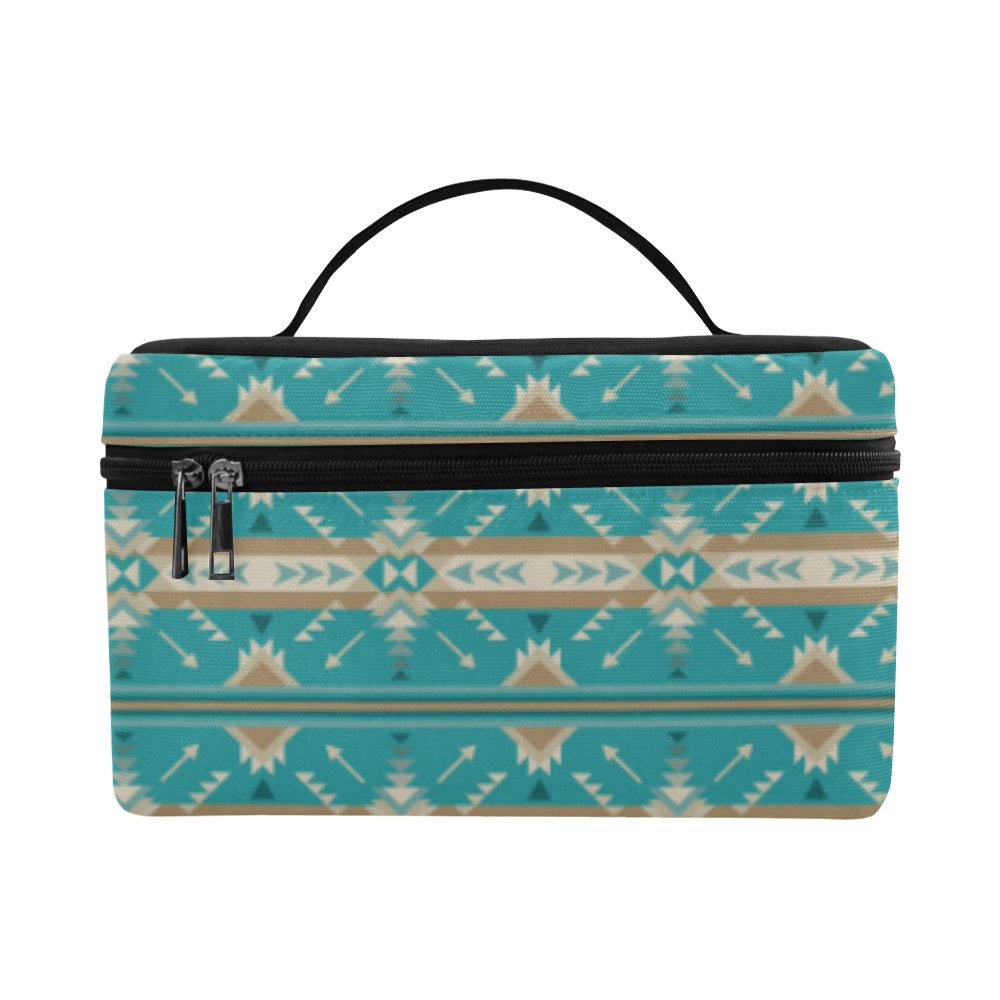 Southwest Native Design Themed Print Makeup Bag