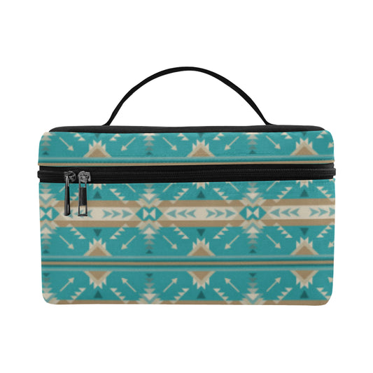 Southwest Native Design Themed Print Makeup Bag