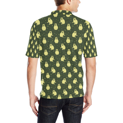 Capybara Pattern Print Design 03 Men Polo Shirt