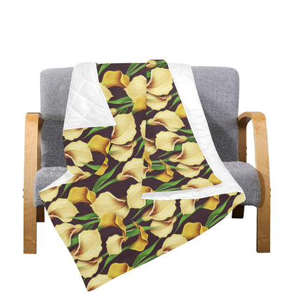Lily Pattern Print Design LY013 Premium Quilt