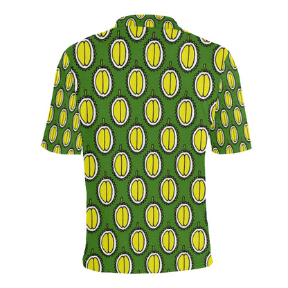 Durian Pattern Print Design DR01 Men Polo Shirt