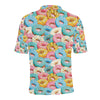 Donut Pattern Print Design DN01 Men Polo Shirt