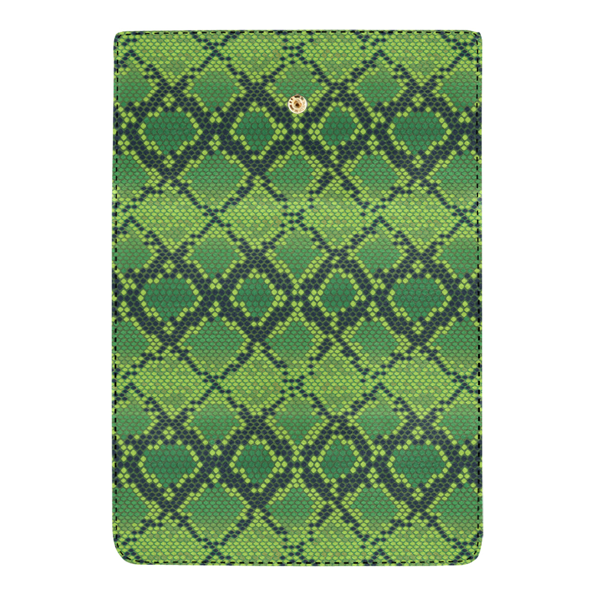 Python Green Pattern Print Design A01 Women's Trifold Wallet
