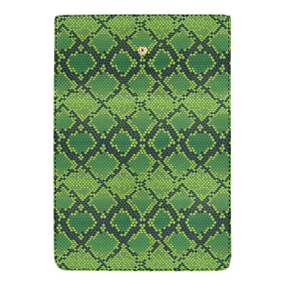 Python Green Pattern Print Design A01 Women's Trifold Wallet