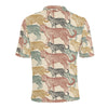 Jaguar Pattern Print Design 01 Men Polo Shirt