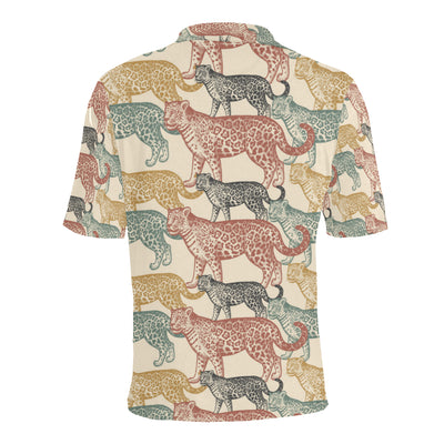 Jaguar Pattern Print Design 01 Men Polo Shirt