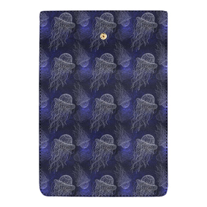 Jellyfish Pattern Print Design 02 Women's Trifold Wallet