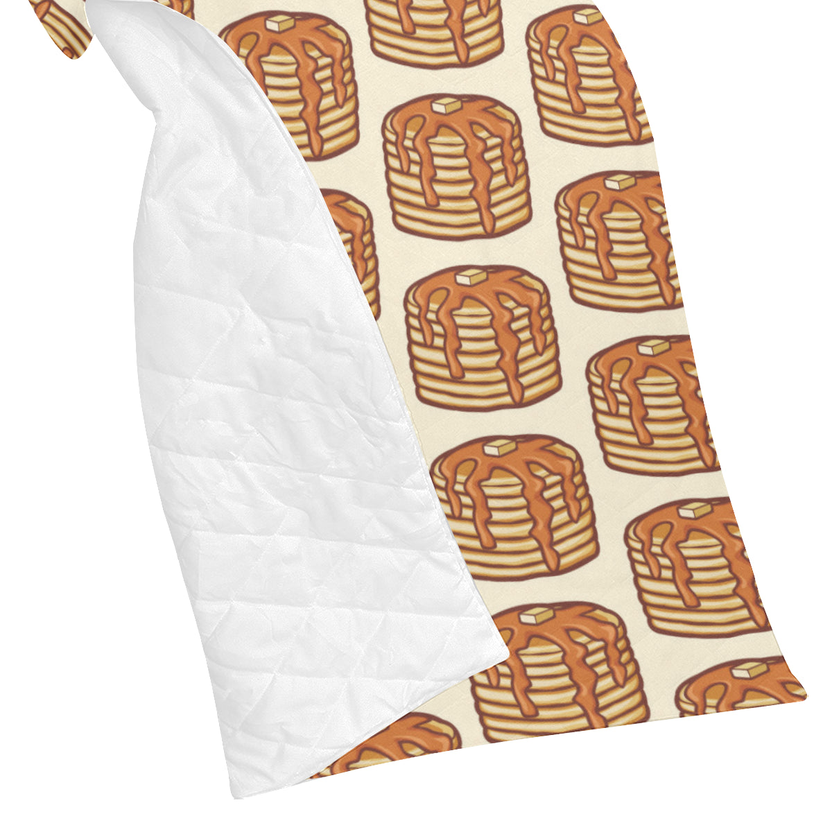 Pancake Pattern Print Design A02 Premium Quilt