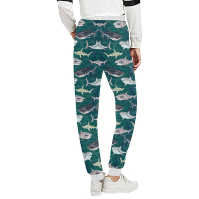 Shark Style Print Unisex Sweatpants