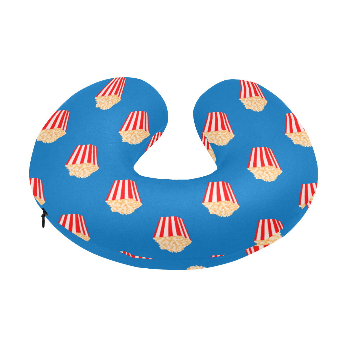 Popcorn Pattern Print Design A04 U-Shaped Travel Neck Pillow