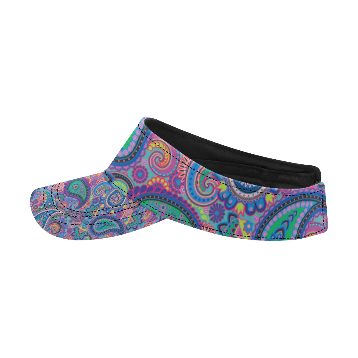 Paisley Colorful Pattern Print Design A02 Unisex Sun Visor