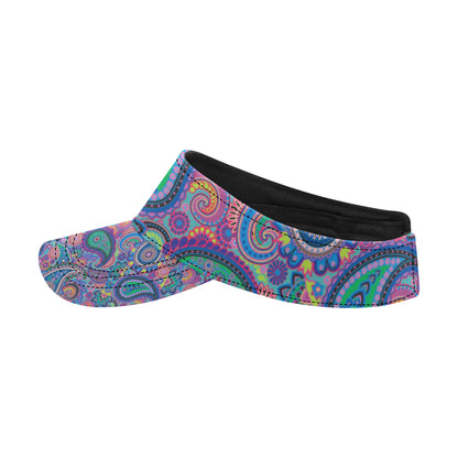 Paisley Colorful Pattern Print Design A02 Unisex Sun Visor