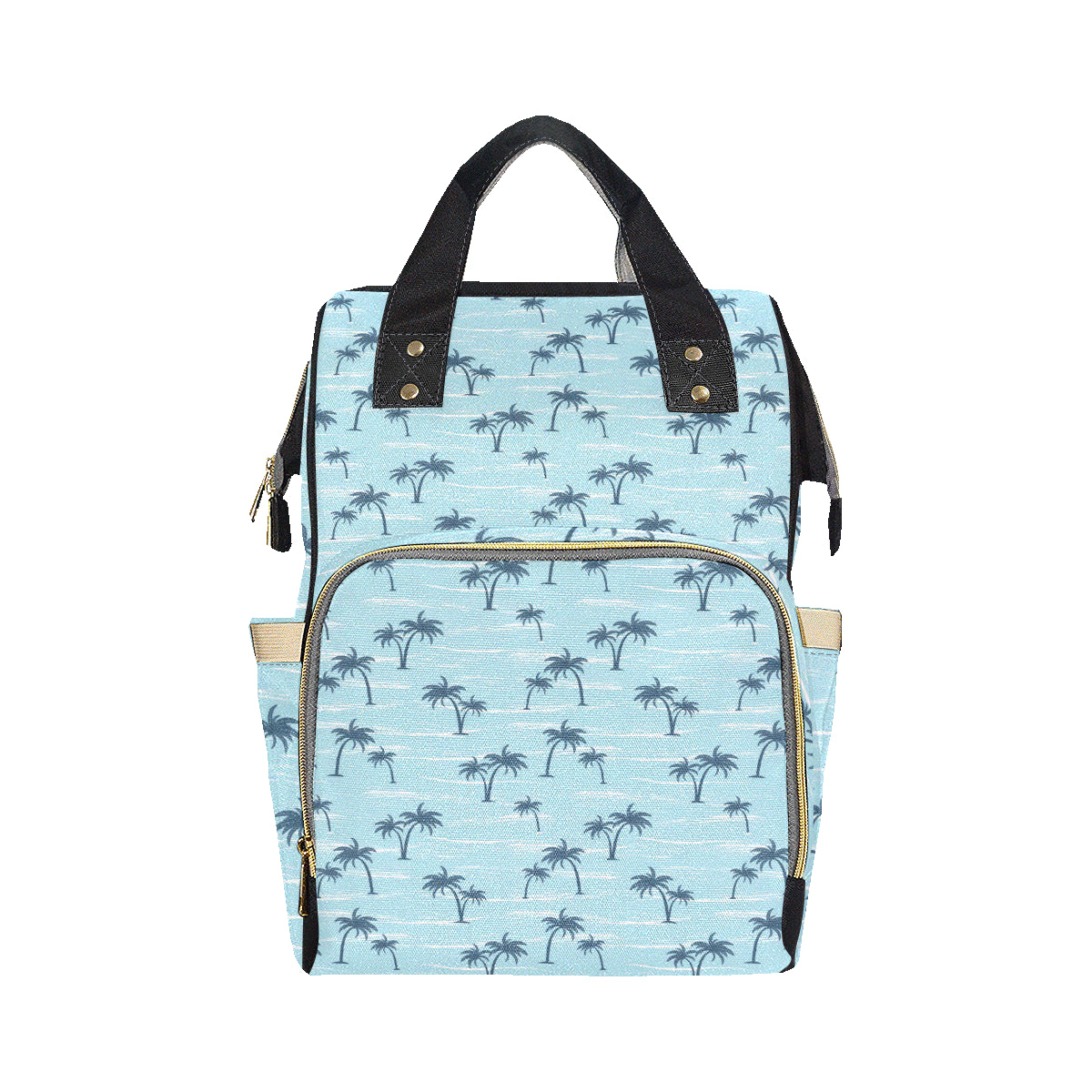 Palm Tree Pattern Print Design PT04 Diaper Bag Backpack