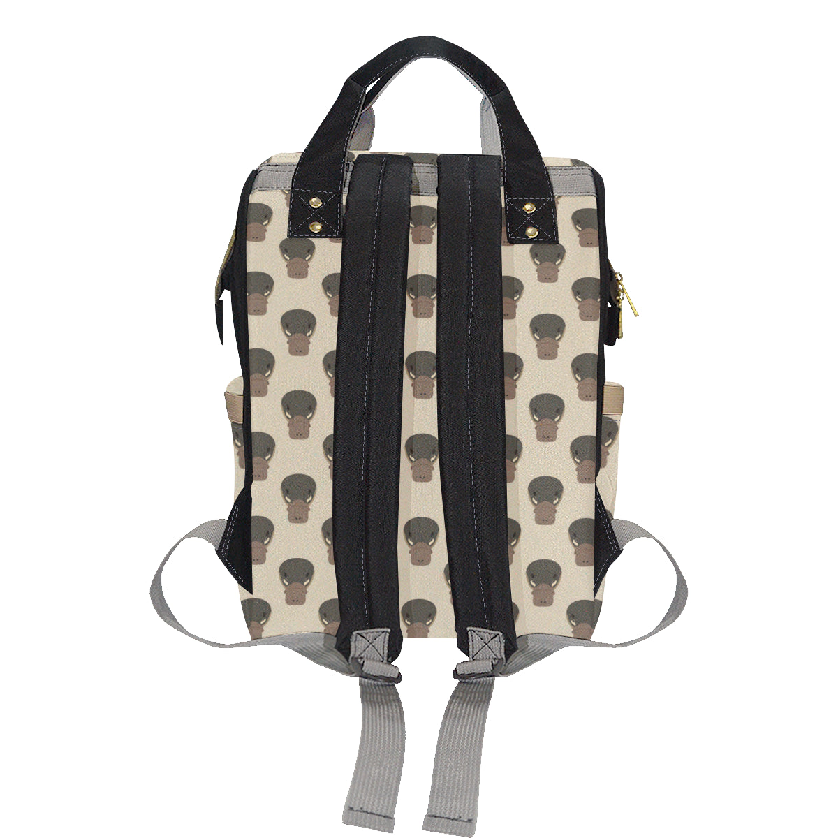 Platypus Pattern Print Design A03 Diaper Bag Backpack