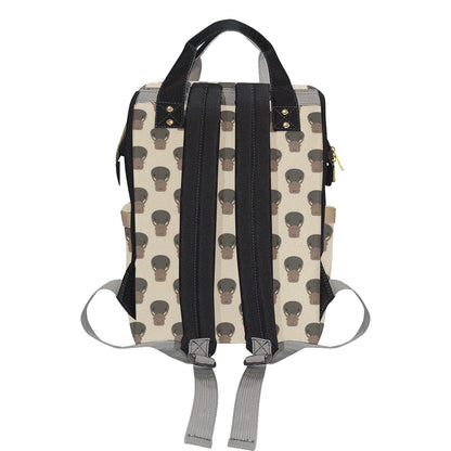 Platypus Pattern Print Design A03 Diaper Bag Backpack