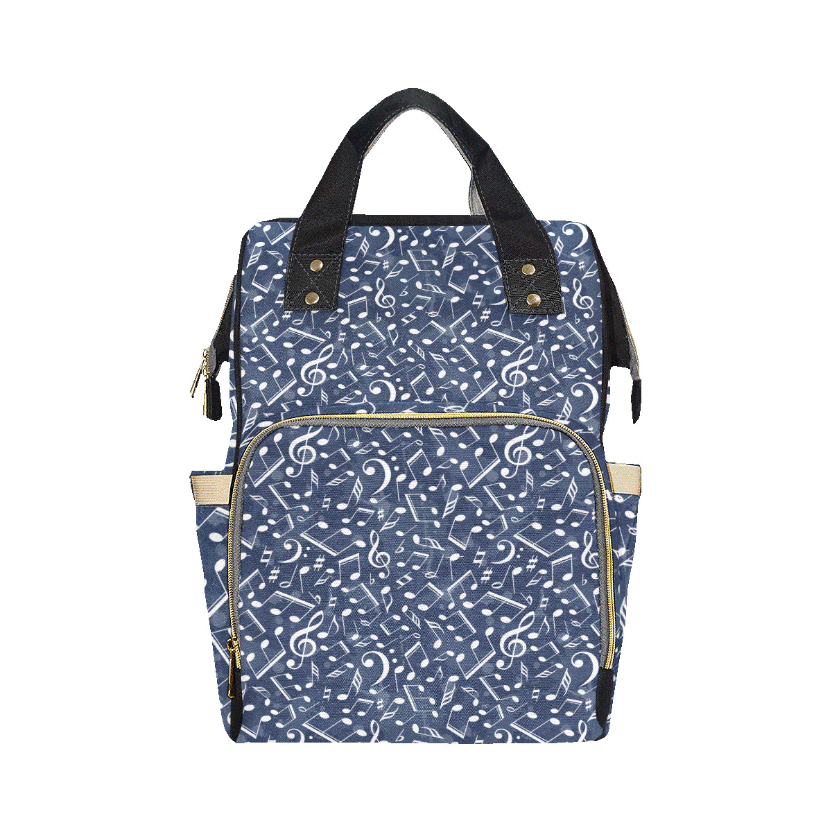 Music note Pattern Print Design A02 Diaper Bag Backpack
