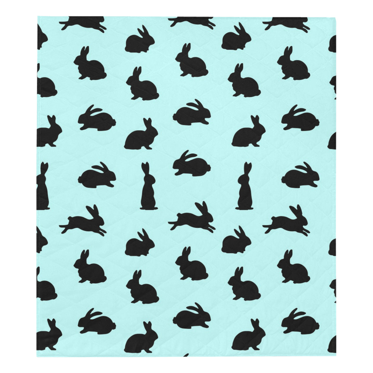 Rabbit Pattern Print Design RB010 Premium Quilt