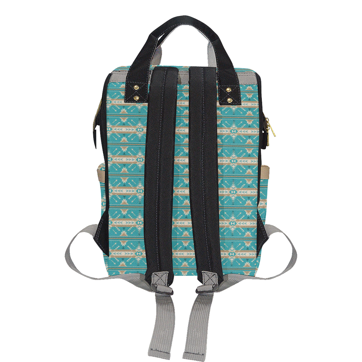 Southwest Native Design Themed Print Diaper Bag Backpack
