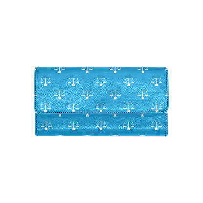 Libra Pattern Print Design 02 Women's Trifold Wallet