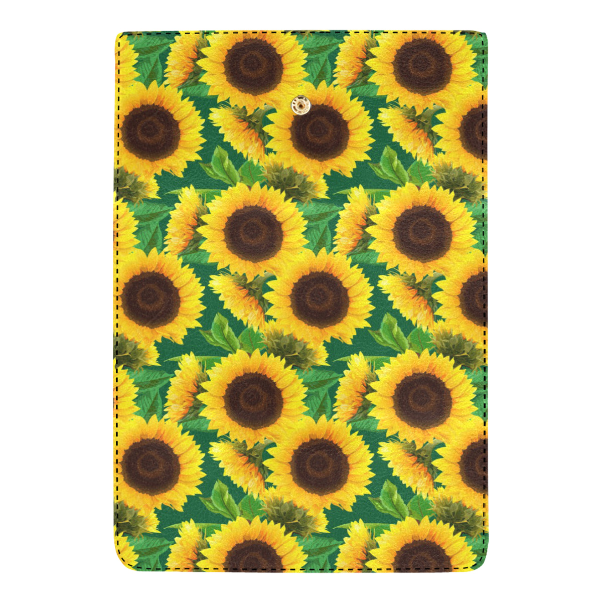 Sunflower Pattern Print Design SF02 Women's Trifold Wallet