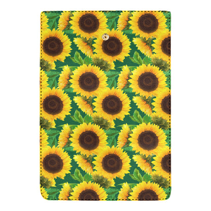 Sunflower Pattern Print Design SF02 Women's Trifold Wallet