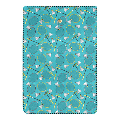 Badminton Pattern Print Design 06 Women's Trifold Wallet