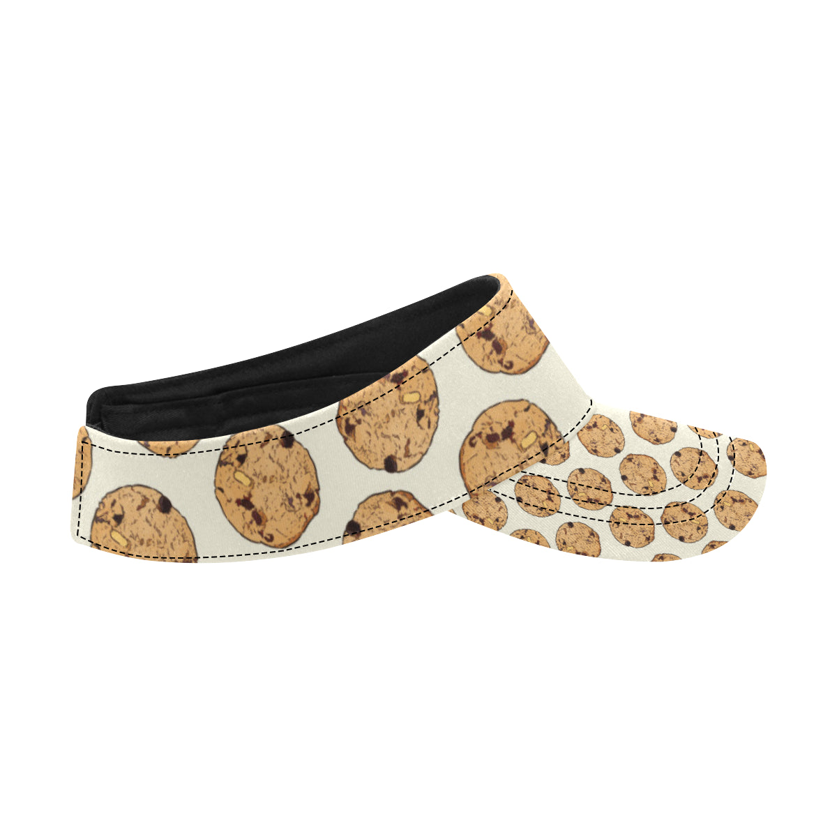 Cookie Pattern Print Design 05 Unisex Sun Visor