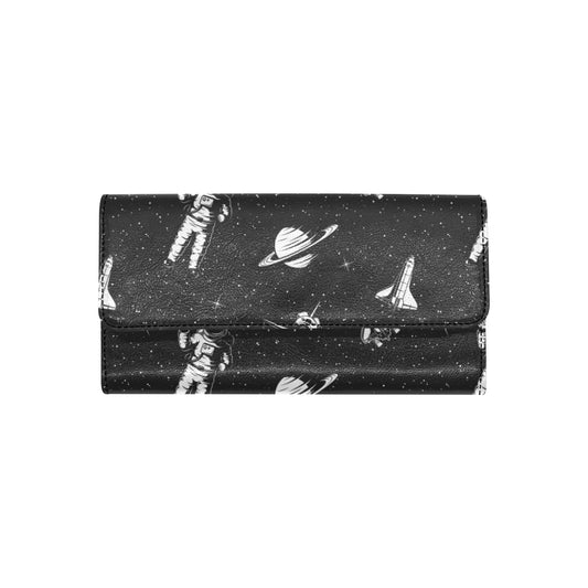 Space Pattern Women's Trifold Wallet