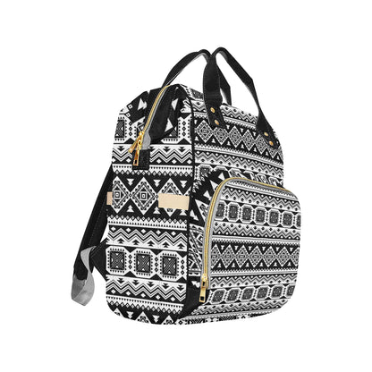 Aztec Pattern Print Design 08 Diaper Bag Backpack