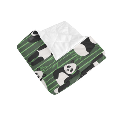 Panda Pattern Print Design A04 Premium Quilt