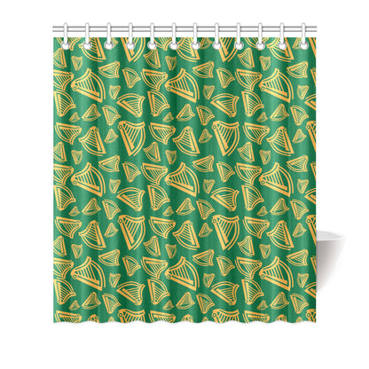 Harp Pattern Print Design 03 Shower Curtain