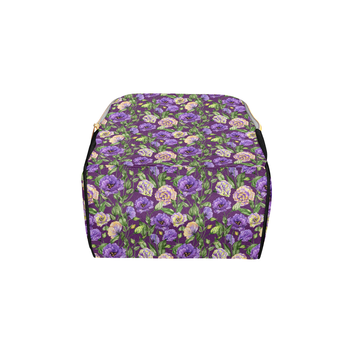 Lisianthus Pattern Print Design LT03 Diaper Bag Backpack