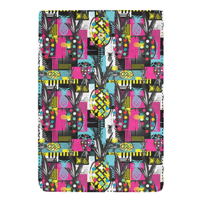 Pop Art Pineapple Pattern Print Design A02 Women's Trifold Wallet