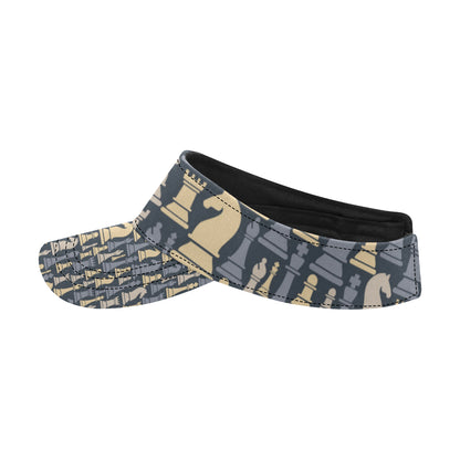 Chess Pattern Print Design 04 Unisex Sun Visor