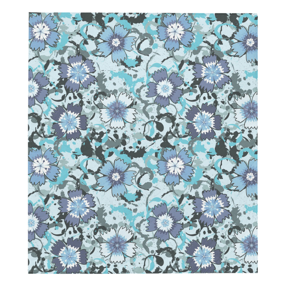 Carnations Pattern Print Design CN04 Premium Quilt