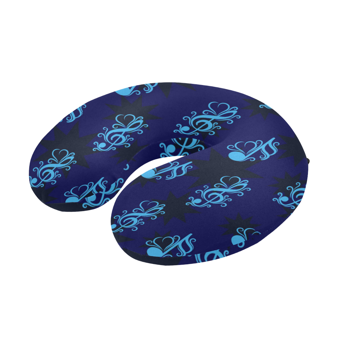 Music note Pattern Print Design A04 U-Shaped Travel Neck Pillow