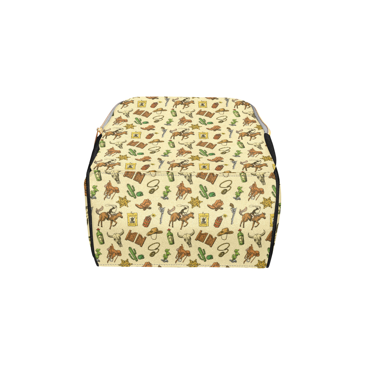 Cowboy Pattern Print Design 04 Diaper Bag Backpack