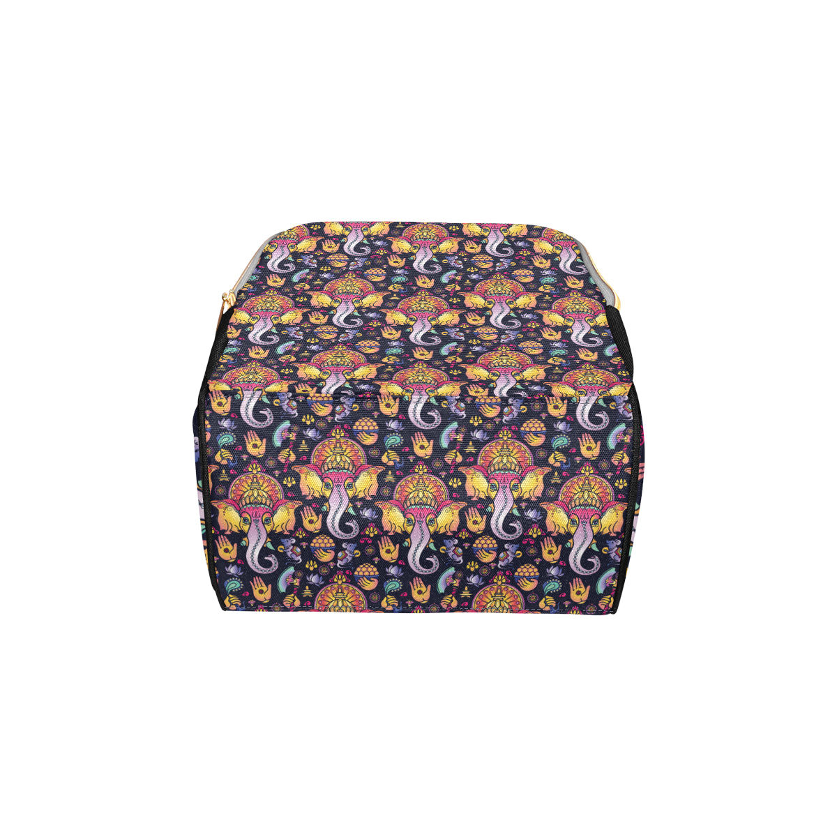 Ganesha Indian Pattern Print Design 03 Diaper Bag Backpack