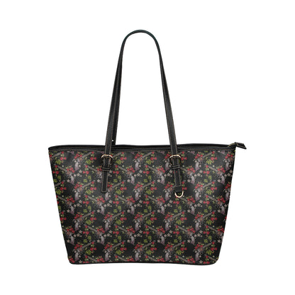 Western Design Leather Tote Bag