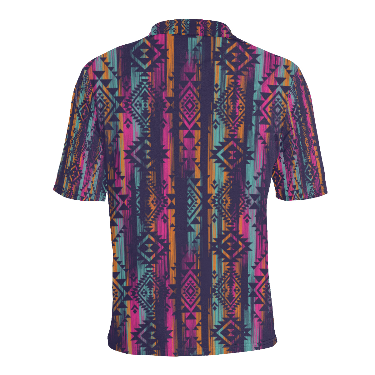 Line Tribal Aztec Men Polo Shirt